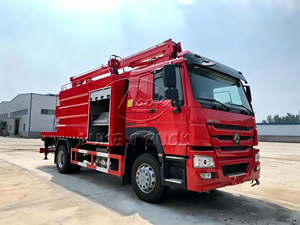 Camion de pompiers aérien HOWO 4x2 avec tour d'incendie surélevée de 16 m pour la lutte contre les incendies en usine et les secours en immeubles de grande hauteur - Product Image 3