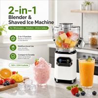Mixeur Portable Sans Fil 2-en-1 Rechargeable pour Granités et Smoothies