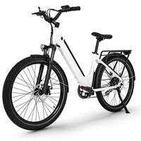 Vélo électrique de ville à cadre bas, pneus normaux de 27,5 pouces, 250 W, vélos électriques 2025, bici elettrica