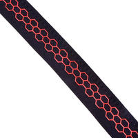 Bande élastique en dentelle noire certifiée OEKO-TEX, logo personnalisé, assurance qualité, silicone hautement élastique antidérapant pour soutien-gorge