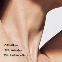 Masque pour le cou 24K Or & Rose, Infusion d'Or de Luxe OEM, Raffermissant de Précision, Liftant et Éclaircissant pour le Décolleté