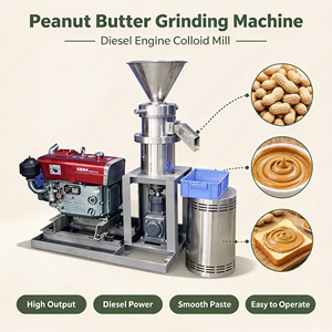 Máquina Profesional para Hacer Mantequilla de Maní, Accionada por Motor, de Acero Inoxidable, Multifunción, con Capacidad de 20-50 kg/h, para Agua y Vegetales - Product Image 2