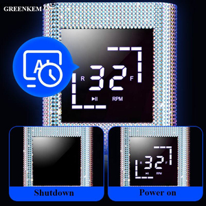 Mesin Bor Kuku Listrik New Pink <span class=keywords><strong>Diamond</strong></span> 45000RPM 50W, Rechargeable, Portable, Layar LED, Full <span class=keywords><strong>Diamond</strong></span> - Product Image 2