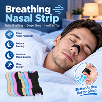 Bandes nasales anti-ronflement, dilatation physique, amélioration du flux d'air