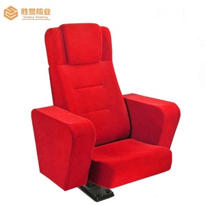 Sièges pliants pour cinéma en salle, sièges confortables en tissu pour salle de cinéma - Product Image 1