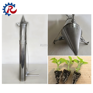 Transplanteur manuel <span class=keywords><strong>de</strong></span> légumes, tomates et melons, planteur <span class=keywords><strong>de</strong></span> bulbes, transplanteur <span class=keywords><strong>de</strong></span> <span class=keywords><strong>semis</strong></span> en acier inoxydable 304, <span class=keywords><strong>semis</strong></span> facile - Product Image 4