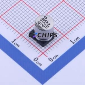 MVG 16V 220UF 6.3*7.7 ตัวเก็บประจุแบบอิเล็กโทรไลต์อะลูมิเนียม SMD ขนาด 6.3x7.7 มม. 20% 130mA-120Hz - Product Image 1