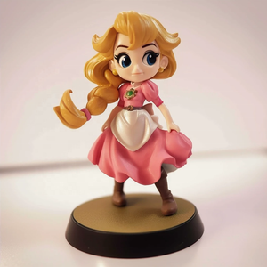 ตุ๊กตาเจ้าหญิง PVC สำหรับตกแต่งเค้ก สไตล์การ์ตูน - Product Image 3