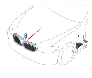 La parrilla delantera galvanizada 51139464218 es adecuada para <span class=keywords><strong>BMW</strong></span> Serie 5 G30 LCI G38 LCI - Product Image 4