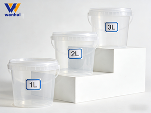 Cubo de Plástico Económico Económico y Resistente. Adecuado para uso industrial. Aplicaciones de Limpieza y Almacenamiento Diario - Product Image 1