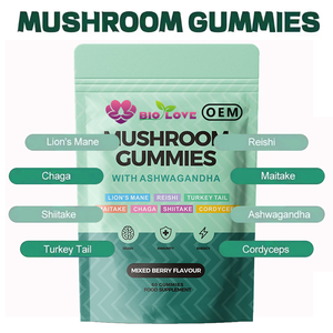 Gummies de qualité professionnelle à l'extrait de champignon Crinière de <span class=keywords><strong>lion</strong></span> de Chine, 60 pièces, véganes, pour <span class=keywords><strong>le</strong></span> renforcement immunitaire, vente en gros - Product Image 6