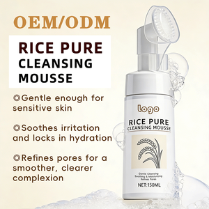 Espuma Facial Purificante Profunda con Extracto de Arroz Orgánico y Ácido Hialurónico, Libre de Crueldad Animal, para Piel Sensible, Control de Grasa e Iluminación - Product Image 2