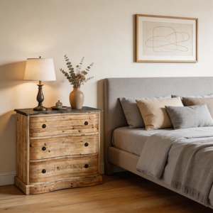 Bluestone Top Reclaimed <b>Pine</b> Chest of Drawers - Product Image 2