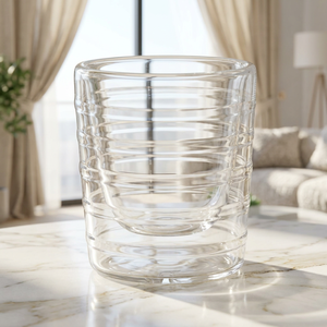Verre à café à double paroi Borotech, verre borosilicate soufflé à la main, modèle G-41 pour les amateurs d'espresso, origine Inde - Product Image 1