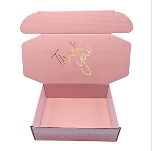 Caja de papel de envío de cartón corrugado ecológico, logotipo personalizado impreso con grabado, fabricante de embalaje duradero - Product Image 1