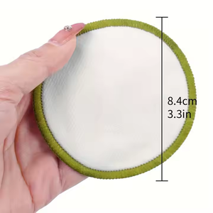 Biểu Tượng Tùy Chỉnh Có Thể Giặt Hữu Cơ New Tre Tái Sử Dụng Trang Điểm Remover Miếng Đệm Có Thể Giặt Mặt Make Up Remover Trang Điểm Làm Sạch Miếng Đệm - Product Image 3