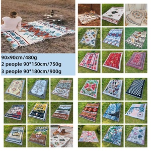 Tapis de camp pliant portable ethnique bohème sur mesure pour les activités de plein air comme la plage ou la randonnée <span class=keywords><strong>couverture</strong></span> de pique-nique en gros - Product Image 5