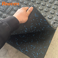 Tapis de sol en caoutchouc EPDM antidérapants et résistants à l'usure, revêtement de sol en caoutchouc durable pour salle de sport, utilisation intérieure/extérieure, stand de tir, jardin