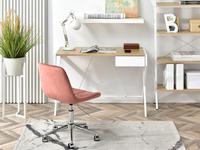 Usine de meubles à structure métallique fournit des bureaux d'ordinateur avec tiroir, table d'étude en bois, support pour ordinateur portable à domicile, table d'ordinateur de bureau, bureau à domicile, salle d'étude et bureau