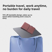 Keyboard Lipat Portabel Mini Nirkabel untuk Ponsel, Tablet, Laptop, dan Penggunaan Bisnis/Kantor