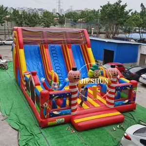 Barato crianças inflável parque de diversões equipamento inflável funcity seco slide venda