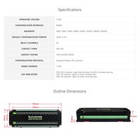 Module relais Modbus RTU 32 canaux Aismartlink Waveshare, circuits de protection à isolation multiple, qualité industrielle, interface RS485