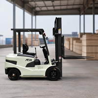 Elektrischer Gabelstapler FS-20 für Regalbedienung und Lagerhaltung mit Lithium-Ionen-Batterie, CE- und ISO-Zertifiziert, Hydraulischer Seitenschieber