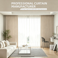 Cortinas Hechas a Medida para Sala de Estar, Dormitorio, Proyectos Hoteleros, Cortinas Opacas de Lujo, Suministro Directo de Fábrica OEM ODM
