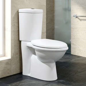 สุขภัณฑ์ชักโครกแบบอเมริกันทรงกลมเซรามิกสองชิ้น ระบบชำระล้างแบบ Washdown พร้อมถังเก็บน้ำแบบ Dual Flush ลดราคาพิเศษ - Product Image 4