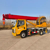 Grue mobile sur camion de 16 tonnes personnalisable, certifiée CE, idéale pour la construction, les ponts et les projets gouvernementaux – Meilleure vente
