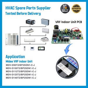 มีเดีย วีอาร์เอฟบอร์ดควบคุมหลักภายในอาคาร 17126000A04524 PCB สำหรับอะไหล่เครื่องปรับอากาศอะไหล่ทดแทน PCB HVAC ของแท้ - Product Image 4