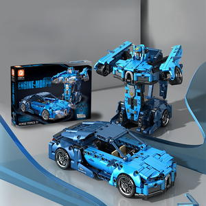 Juguete de construcción de bloques ducational para niños, juguete de construcción de bloques de <span class=keywords><strong>robor</strong></span>, juguete de construcción gigante antiguo - Product Image 3
