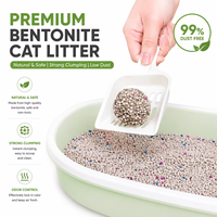 Litière pour chat en bentonite, forte capacité à agglomérer, contrôle des odeurs, usine ODM