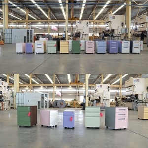 ตู้เก็บเอกสารแบบมีล้อเลื่อน 3 ลิ้นชัก ขนาดเล็ก สำหรับวางใต้โต๊ะ พร้อมกุญแจล็อค เหมาะสำหรับเก็บเอกสารขนาด A4 - Product Image 5