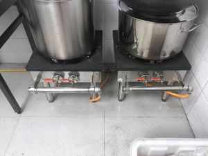 Hornillo de Gas de 35 kW de Pie con Quemador Individual para Cocina Comercial Estufa de Gas para <span class=keywords><strong>Wok</strong></span> - Product Image 5