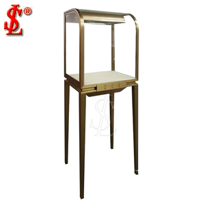 Đồ trang sức sang trọng cửa sổ hiển thị đồ trang sức kính hiển thị đứng <span class=keywords><strong>Showcase</strong></span> - Product Image 4