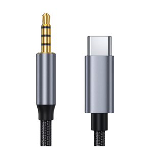 Cable de Audio AUX de alta fidelidad de 1m y 3,3 pies DAC tipo <span class=keywords><strong>C</strong></span> 3,5, chaqueta de nailon de alta calidad, blindaje trenzado para ordenador móvil Samsung - Product Image 3