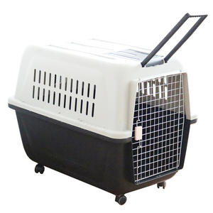 Cage de transport pour animaux de compagnie, <span class=keywords><strong>chien</strong></span> ou chat, grande taille, en plastique, approuvée par les compagnies aériennes, réglementée, pour voyages en avion, 170133 - Product Image 4