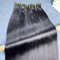 Vente en gros Vendeur de boules droites d'os Vietnamien 100% Cheveux humains Grade 12A Cheveux bruts non traités Paquet de cheveux humains droits