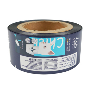 Custom stampato pellicola liscia opaca per trattare con gatto Snack Stick in alluminio bustina di imballaggio superficie lucida laminazione pellicola per alimenti - Product Image 1