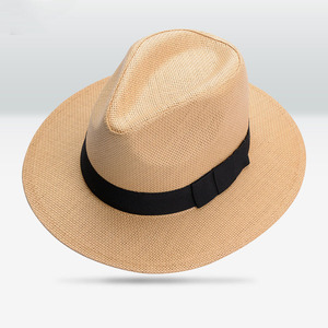 Vente en ligne Chapeau de plage Panama classique d'été pliable et élégant du Mexique de haute qualité Fedora en paille pour homme - Product Image 5