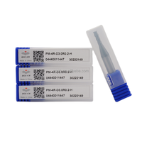 ZCC carbure CNC fraise en bout PM-4R-D3.0R0.2-H revêtement fraise quatre points tige droite circulaire arc fraise en bout CNC fraise en bout