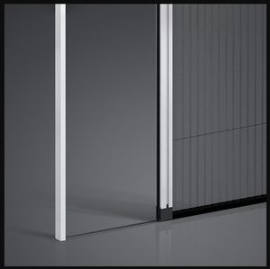 Porte et fenêtre moustiquaire rétractable sans barrière OEM Porte moustiquaire plissée sans rail - Product Image 3