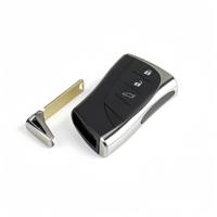 Carcasa Universal para Llave Lexus de 2/3/4 Botones, Repuesto para Llave de Maletero de Auto/SUV, Compatible con Lonsdor LT20-07/CK TOM-O-04 PCB 0440 3410