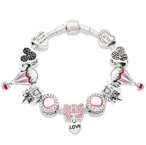 Pulseras con dijes y abalorios de corazón para adolescentes, <span class=keywords><strong>2022</strong></span> - Product Image 2