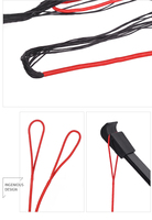 Cordage de remplacement pour arc à poulies traditionnel, arc recurve, arc long, fait main, 12 brins, 48-70 pouces, torsion flamande, cordage à vol rapide