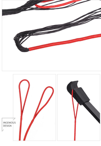 Bắn cung cung cung chuỗi thay thế truyền thống recurve nỏ handmade 12 sợi 48-70 inch flemish Xoắn nhanh chuyến bay bowstring - Product Image 5