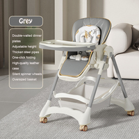 Chaise haute pour enfants multifonctionnel bébé table à manger chaise pliante bébé manger siège en gros