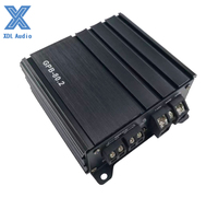 Amplificateur de voiture de classe D haut de gamme 80W*2CH, compact, largeur de circuit imprimé de 88 mm avec crossovers et égaliseurs pour un système audio de voiture amélioré