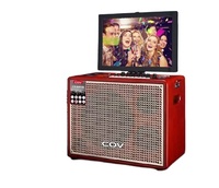 Rv 14 pouces écran d'affichage karaoké fête système intelligent Android écran tactile multifonction WIFI vidéo haut-parleur portable